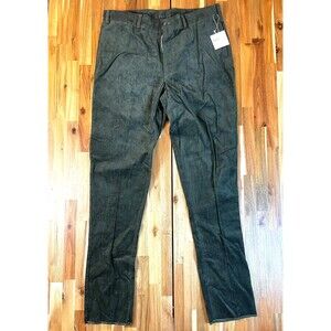 J Press Corduroy Pants NEW Mens Size 38 Olive Unhemmed